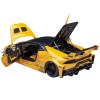 Lamborghini Huracan GT 'LB-Silhouette Works' Yellow Metallic with Black Top 1/18 Model Car by Autoart