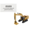 CAT Caterpillar 395 Next-Generation Hydraulic Excavator (General Purpose Version) Yellow with Additional Tools 'High Line Series' 1/87 (HO) Diecast Model by Diecast Masters