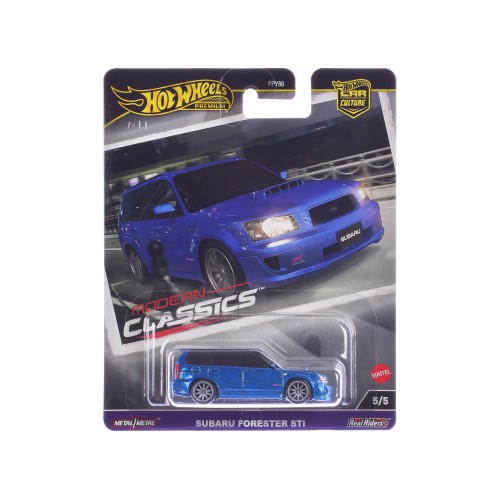 Subaru Forester STi Blue Metallic 'Modern Classics' Series Diecast Model Car by Hot Wheels
