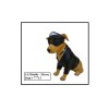 Biker's Dog 'Buddy Hersey' Figure For 1:12 Models by American Diorama