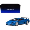 Lamborghini Diablo SV-R Blu Le Mans Blue 1/18 Model Car by Autoart