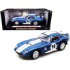 1965 Shelby Cobra Daytona Coupe #98 Blue 1/18 Diecast Model Car by Shelby Collectibles