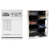 Showcase 12 Car Display Case Wall Mount with Black Back Panel and Extra Space 'Mijo Exclusives' for 1/64 Scale Models