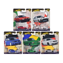 'World Tour' 5 piece Set 'Car Culture' 2024 Series A Diecast Model Cars by Hot Wheels