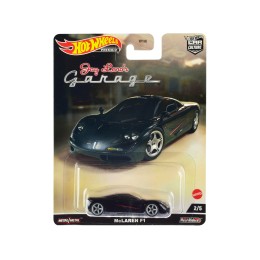 McLaren F1 Black with Red Stripes 'Jay Leno’s Garage' Diecast Model Car by Hot Wheels