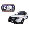 2015 Ford Police Interceptor Utility with Light Bar 'RCMP Royal Canadian Mounted Police' White 1/24 Diecast Model Car by Motormax