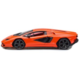 Lamborghini Countach LPI 800-4 Orange with Red Interior 'Special Edition' 1/18 Diecast Model Car by Maisto