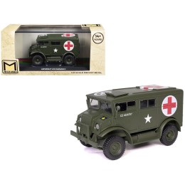 Chevrolet C8A Ambulance Olive Drab 'United States Army' 1/43 Diecast Model by Militaria Die Cast