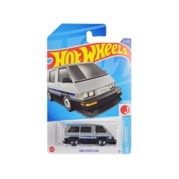 1986 Toyota Van Silver Metallic and Black with Stripes 'HW J-Imports' Series Diecast Model Car by Hot Wheels