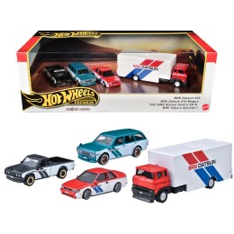 'BRE' Set of 4 pieces Series Hot Wheels 'Premium' 2024 Series U Diecast Model Cars by Hot Wheels