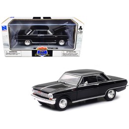 1964 Chevrolet Nova SS Black 'Muscle Car Collection' 1/25 Diecast Model Car by New Ray
