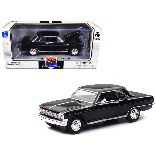 1964 Chevrolet Nova SS Black 'Muscle Car Collection' 1/25 Diecast Model Car by New Ray