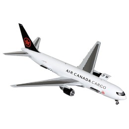 Boeing 767-300F Commercial Aircraft 'Air Canada Cargo' (C-GXHM) White with Black Tail 'Gemini 200 - Interactive Series' 1/200 Diecast Model Airplane by GeminiJets