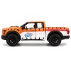 2017 Ford F-150 Raptor Pickup Truck 'Frosted Flakes' Orange with Graphics and Tony the Tiger Diecast Figure 'Hollywood Rides' Series 1/24 Diecast Model Car by Jada