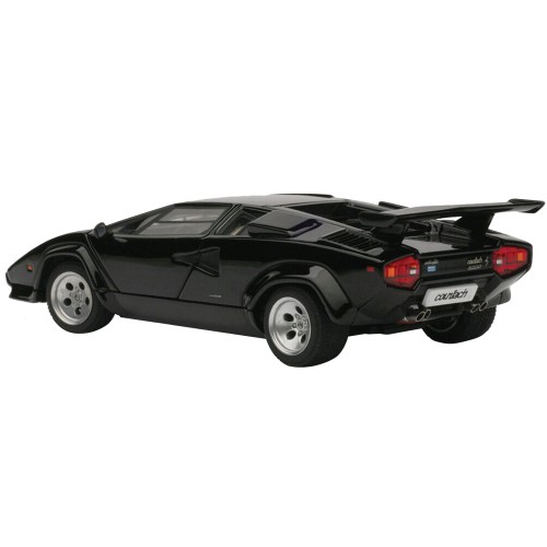 Lamborghini Countach 5000S Black 1/43 Diecast Model Car by Autoart
