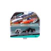 1941 Willys Matt Black and Traveler Trailer Tow & Go 1/64 Diecast Model by Maisto