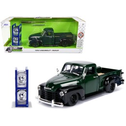 1953 Chevrolet 3100 Pickup Truck Green with Extra Wheels 'Just Trucks' Series 1/24 Diecast Model Car by Jada