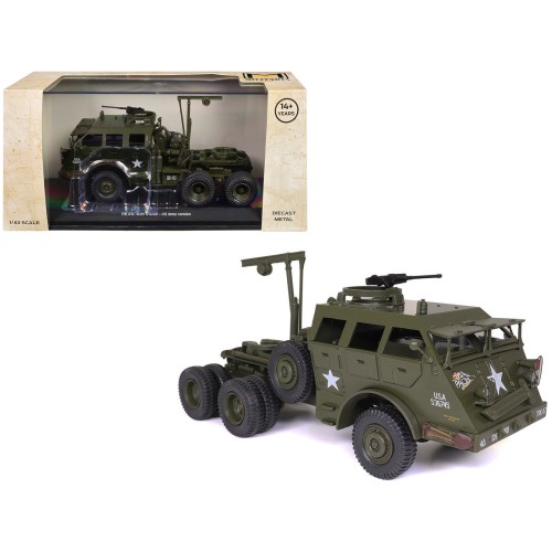 Pacific M26 Tractor Olive Drab 'United States Army' 1/43 Diecast Model by Militaria Die Cast