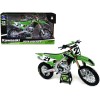 Kawasaki KX450SR Dirt Bike Motorcycle #21 Jason Anderson Green and Black 'Kawasaki Racing Team' 1/6 Model by New Ray