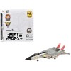 Grumman F-14D Tomcat Fighter Aircraft 'VF-31 Tomcatters USS Theodore Roosevelt The Last Flight' (2006) United States Navy 1/72 Diecast Model by JC Wings