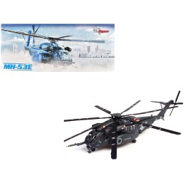 Sikorsky MH-53E Sea Dragon Helicopter 'United States Navy Blackhawks Tail Number 17' Dark Gray 1/72 Diecast Model by Panzerkampf