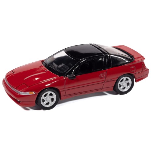 1991 Mitsubishi Eclipse GSX Maranello Red with Black Top 'Import Legends' Series 1/64 Diecast Model Car by Auto World