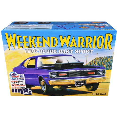 Skill 2 Model Kit 1976 Dodge Dart Sport 'Weekend Warrior' 1/25 Scale Model by MPC