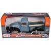 1942-47 Ford 'Jailbar' Pickup Truck Blue and Black 'Timeless Legends' Series 1/24 Diecast Model Car by Motormax
