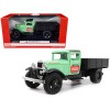 1931 Ford Model AA Pickup Truck Light Green and Black 'Pause. Refresh. Drink Coca-Cola' 1/24 Diecast Model Car by Motor City Classics