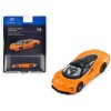 McLaren Speedtail McLaren Orange with Black Top 'Hypercar League Collection' 1/64 Diecast Model Car by PosterCars