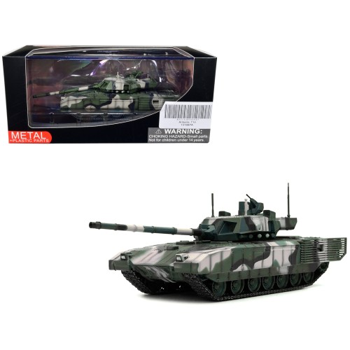 Russian T14 Armata MBT (Main Battle Tank) Multi-Woodland Camouflage 'Armor Premium' Series 1/72 Diecast Model by Panzerkampf