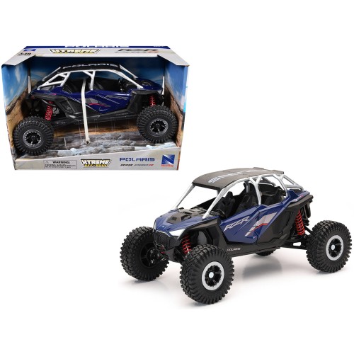 Polaris RZR Pro R UTV Blue with Black Top 'Xtreme Off-Road' Series 1/18 Diecast Model by New Ray
