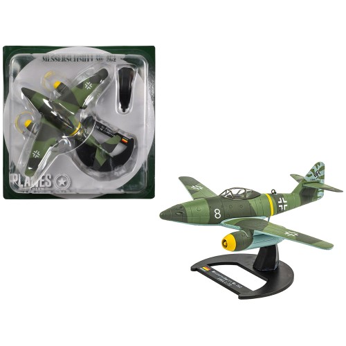 Messerschmitt Me 262 Fighter Aircraft 'White 8 258 aerial victory ace Walter Nowotny Kommando Nowotny Germany' (1944) German Luftwaffe 1/72 Diecast Model Airplane by Luppa
