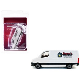 Mercedes-Benz Sprinter Van White 'Roger's Plumbing-Heating & Air Conditioning' 1/87 (HO) Plastic Model Car by Promotex
