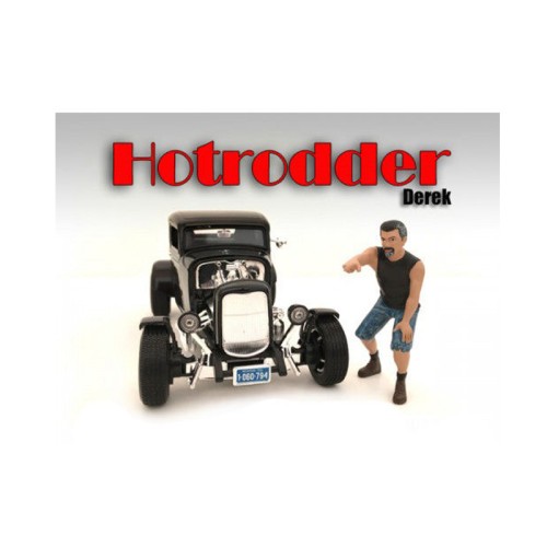 'Hotrodders' Derek Figure For 1:18 Scale Models by American Diorama