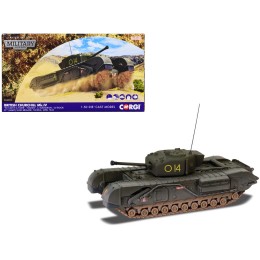 Churchill Mk.IV Tank ''To Catch a Tiger' 'Toledo' C Squadron 14 Troop 21st Army Tank Brigade Tunisia' (1943) British Royal Army 'Military Legends' Series 1/50 Diecast Model by Corgi