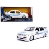 Jesse's Volkswagen Jetta White with Graphics 'Fast & Furious' Movie 1/24 Diecast Model Car by Jada