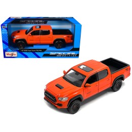 2023 Toyota Tacoma TRD PRO Pickup Truck Solar Octane Orange with Sunroof 'Special Edition' Series 1/27 Diecast Model Car by Maisto