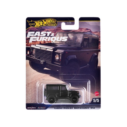 Land Rover Defender 90 Black 'F9' (2021) Movie 'Fast & Furious' Series Diecast Model Car by Hot Wheels