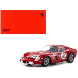 Ferrari 250 GTO #18 Pedro Rodriguez Winner 'Daytona 3 Hours' (1963) 1/18 Diecast Model Car by Kyosho