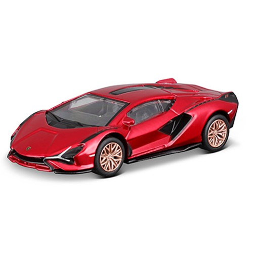 Lamborghini Sian FKP 37 Red Metallic 'Speed Icons' Series 1/64 Diecast Model Car by Maisto