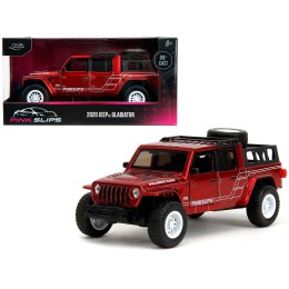 2020 Jeep Gladiator Pickup Truck Candy Red 'Pink Slips' Series 1/32 Diecast Model Car by Jada
