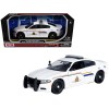 2023 Dodge Charger Pursuit Police Car 'RCMP (Royal Canadian Mounted Police)' White 'Law Enforcement and Public Service' Series 1/24 Diecast Model Car by Motormax