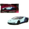 Lamborghini Centenario Light Blue and Purple 'Pink Slips' Series 1/32 Diecast Model Car by Jada