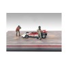 'Race Day' Two Diecast Figures Set 2 for 1/43 Scale Models by American Diorama
