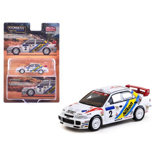 Mitsubishi Lancer Evolution III #2 Kenneth Eriksson - Staffan Parmander Winner 'Hong Kong-Beijing Rally' (1995) 'Global64' Series 1/64 Diecast Model by Tarmac Works