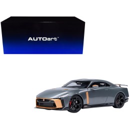 Nissan GT-R50 By ItalDesign 'Goodwood Version' Liquid Kinetic Gray Metallic with Gold Accents 1/18 Model Car by Autoart