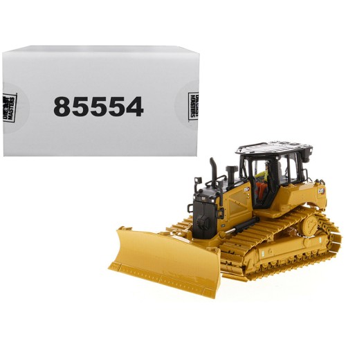 CAT Caterpillar D6 XE LGP Track Type Tractor Dozer with VPAT Blade and Operator 'High Line' Series 1/50 Diecast Model by Diecast Masters