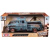 1955 GMC Blue Chip Pickup Truck Matt Blue (Rusted) 'Weathered Treasures' Series 1/24 Diecast Model Car by Motormax