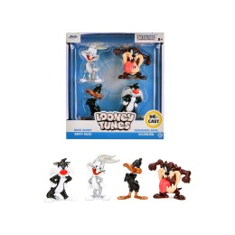 Set of 4 Diecast Figures 'Looney Tunes' 'Metalfigs' Series Diecast Models by Jada